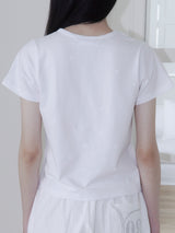 HIDDEN PRINT REGULAR T (WHITE)