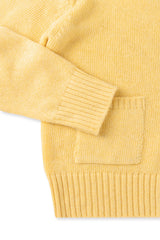 Nuts v-neck cardigan_butter