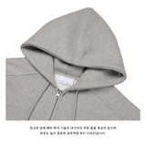 LMN Limited Slit Oversized-Fit Napping Hood Zip-Up (3 colors)