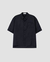 Zen Cropped Check Shirt