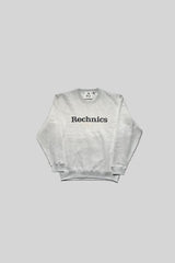 "RECHNICS" クルーネックスウェットシャツ(ASH GRAY)