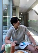 Air Cool Button Collar Short Pants Knit