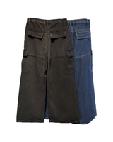 Karzen rivet cargo wide denim