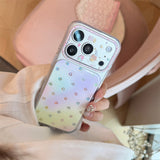 [1+1BOGO]カラフル ポルカドット ゴールド アクセント フルカバー iPhone ケース (iPhone 14–17 Series)