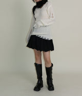 Cush Banding Pumpkin Balloon Mini Skirt