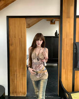 Roomi Lace Leopard Dress