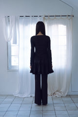 tutu jersey dress_black