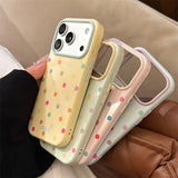 Dopamine Color Polka Dot Soft iPhone Case (iPhone 13–17 Series)