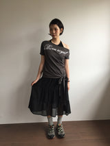 ハートドットシフォンスカート (1color)