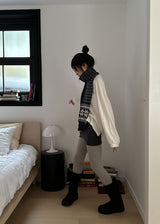 KNIT EYELET SKIRT SHORTS