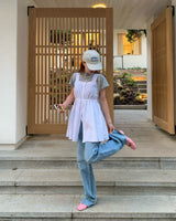 Mini Sleeveless Dress (Ivory)