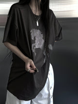 ホースビーズオーバーフィットT (2color)
