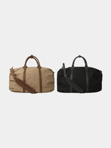 Marble Canvas Leather Boston Bag 2C