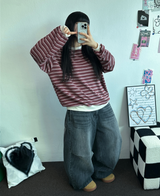 BALLOON PARACHUTE バックスナップバルーンデニムパンツ 🩵🖤2COLOR