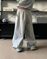 ST チェックトランクスウェットパンツ