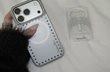 round dot mirror bumper case [white]