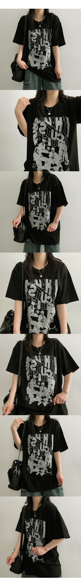 コーンショートスリーブドtシャツ