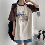 Kao Color Raglan Boxy Fit Short Sleeve T-shirt (4 colors) H&L