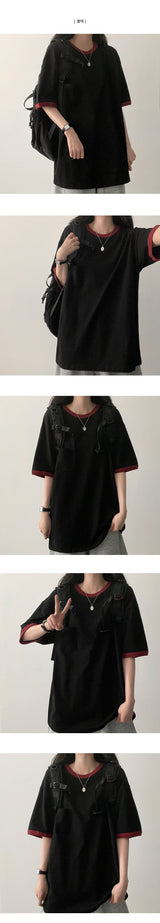 Lummet Color Scheme Pocket Boxy Fit Short Sleeve Tee