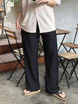 LMN Niel Natural Pintuck Linen Pants (3 colors)