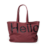 Big tote bag - Burgundy