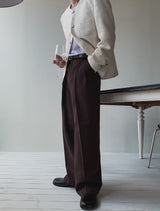 Standard long wide slacks