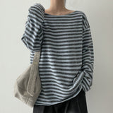 Dion Bucle soft dangara knit long sleeve tee