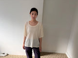 velvet wide neck top