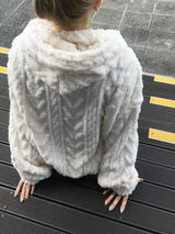 Coco Fleece Twist Hoodie (3c)