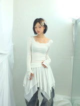 Soft-Fit Lace Edge Top