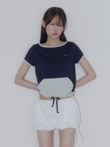 ポケットロゴTシャツ (ネイビーメロン)