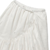 Ruffle long skirt_ivory
