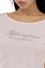 Kleen club letter top, Pink (SS ver.)