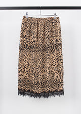 LEOPARD LACE SKIRT