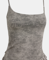 Twist Frill Washed Top