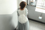 lace string backpack