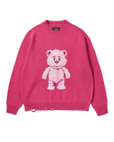 25FW ディストレスドベアウールニット