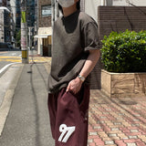 Casual overfit short-sleeved T-shirt