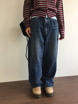 Barrel Wide Balloon Denim (1color)