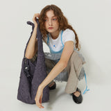 Rose knot bag_grey
