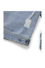 DESTROYED DART TRUCKER JACKET (BLUE)