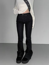 solitude striped bootcut