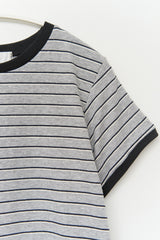 (W) Pesto Striped Top