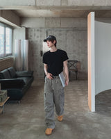 Berken Multi-Pocket Wide Cargo Pants