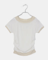 Ande Coloring Layered Short-Sleeved T-Shirt
