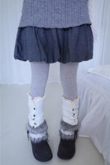 Nui Ribbon Fur Ugg Boots