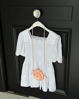Nareaf pouch bag (peach)