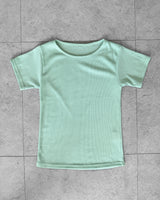 JELLY RIBBED SHORT SLEEVE T-SHIRT