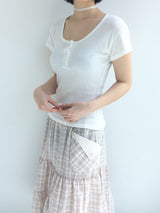 Round U button slim top