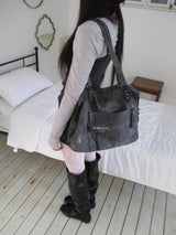 vintage twin zip bag
